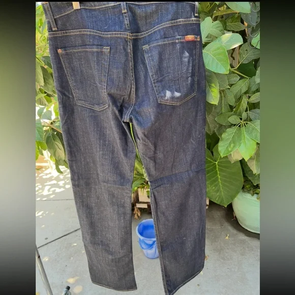 7 for all mankind austyn skinny dark wash jeans - Picture 2 of 3